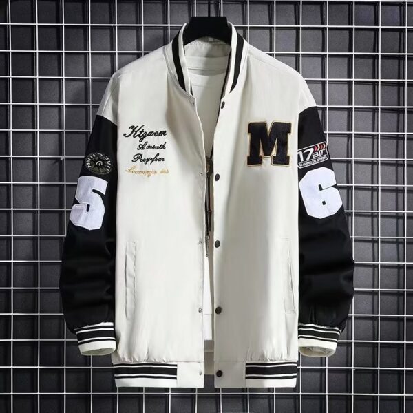 Junior High School Student Baseball Jacket Loose Hong Kong Style - Image 7