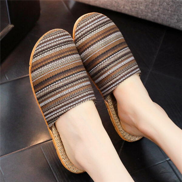 Home Linen Slippers Printed Cute Fashion - Image 4