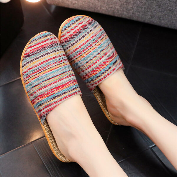 Home Linen Slippers Printed Cute Fashion - Image 9