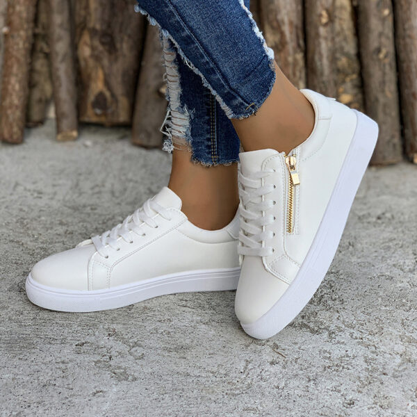 European And American Large Size Flat Bottom Sneaker Fashion All-matching - Image 4