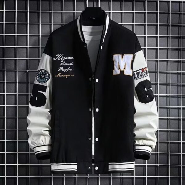 Junior High School Student Baseball Jacket Loose Hong Kong Style