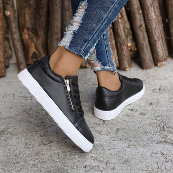 European And American Large Size Flat Bottom Sneaker Fashion All-matching - Image 2