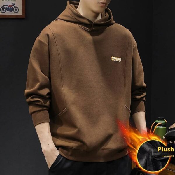 Fashion Personality American Hooded Sweater Men - Image 3