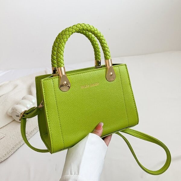 Women's Bag Trendy Fashion Ins Lychee Pattern Portable - Image 8