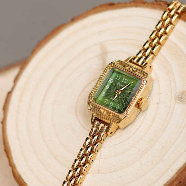 Women's Square Copper Strips Mid-ancient Watch - Image 2